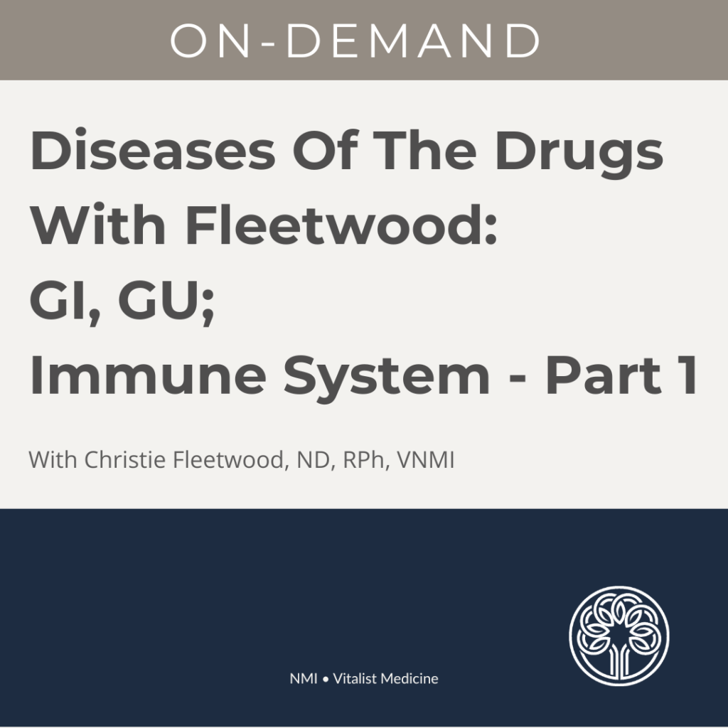 Diseases of the Drugs with Fleetwood: GI, GU; Immune system, part 1