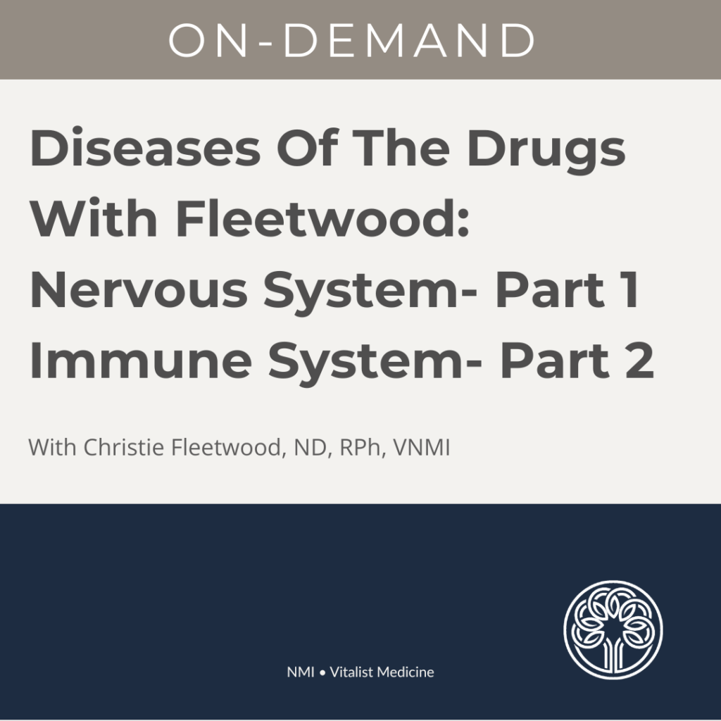Diseases of the Drugs with Fleetwood: Nervous part 1; Immune part 2
