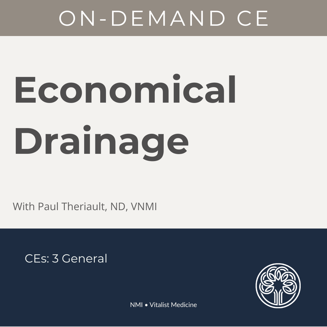 Economical Drainage with Dr. Paul Theriault