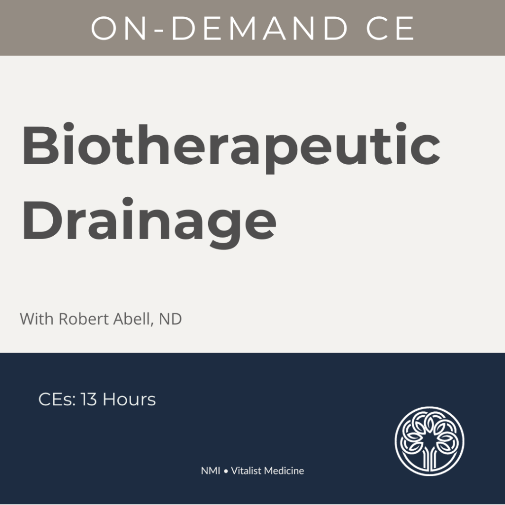 Biotherapeutic Drainage with Dr. Robert Abell