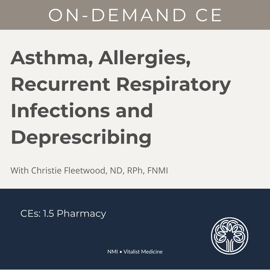 Asthma, Allergies, Recurrent Respiratory Infections and Deprescribing with Dr. Fleetwood