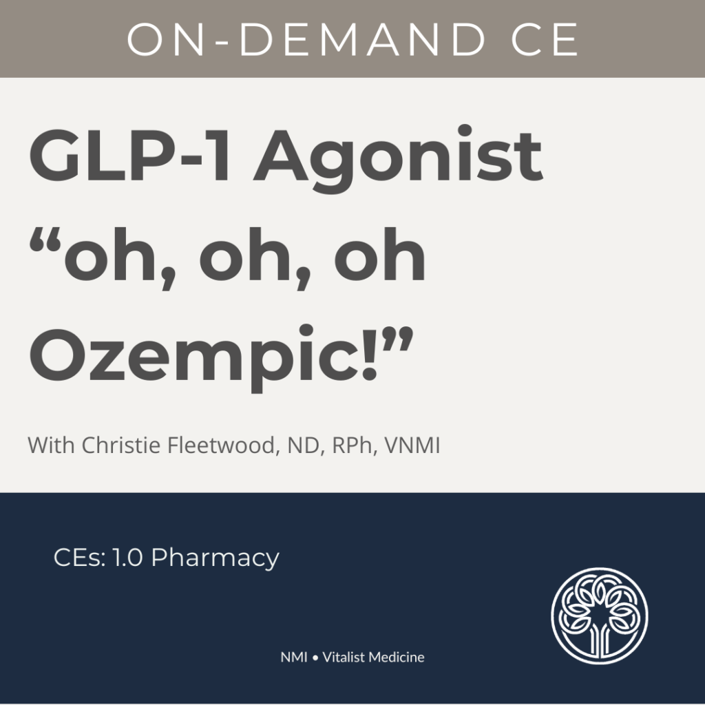 GLP-1 Agonist “oh, oh, oh Ozempic!”