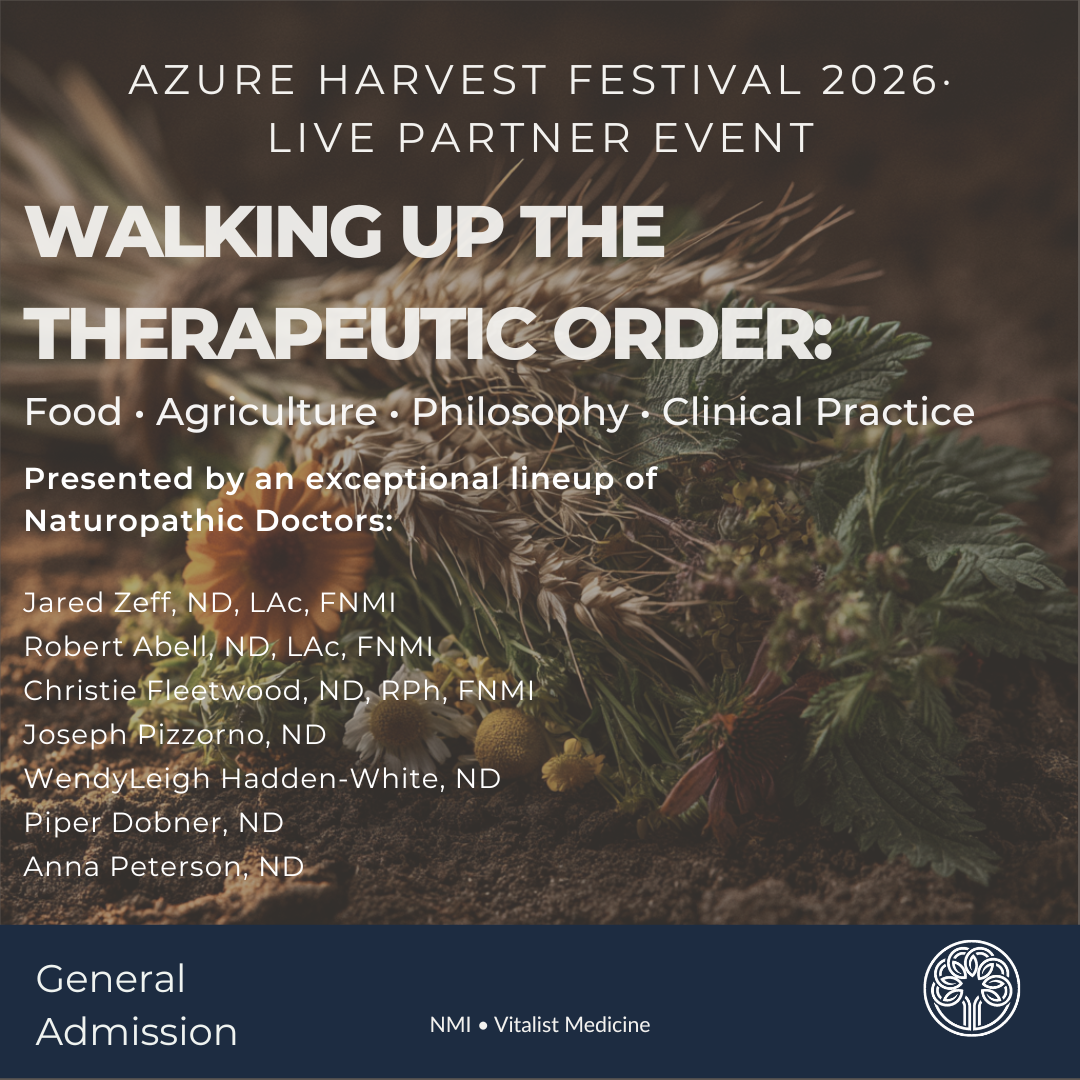 2026 Azure Harvest Fest - "Walking Up The Therapeutic Order" - General Admission