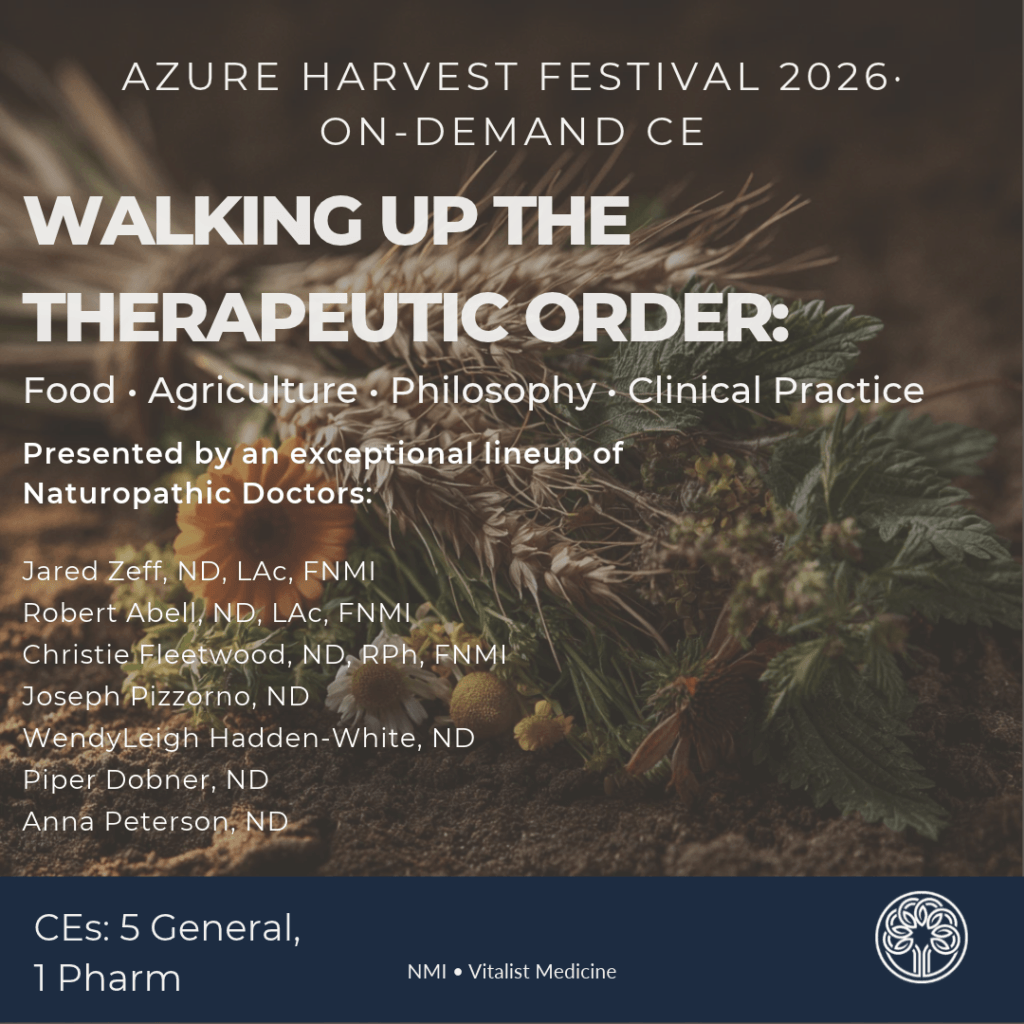 Walking Up The Therapeutic Order – Azure Harvest Fest 2026 | On-Demand